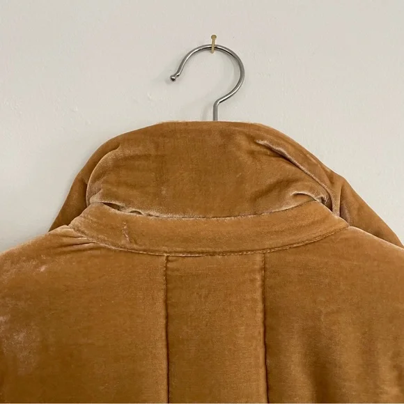 Rachel Comey Herald Gold Silk Velvet Blend Belted Coat Jacket NWT - Picture 8 of 10